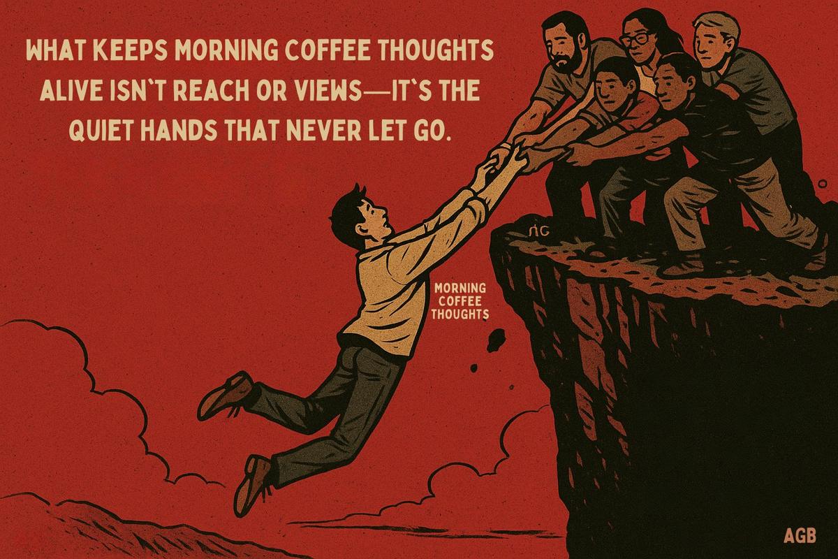 Cover image for How Morning Coffee Thoughts Quietly Became Crowdfunded