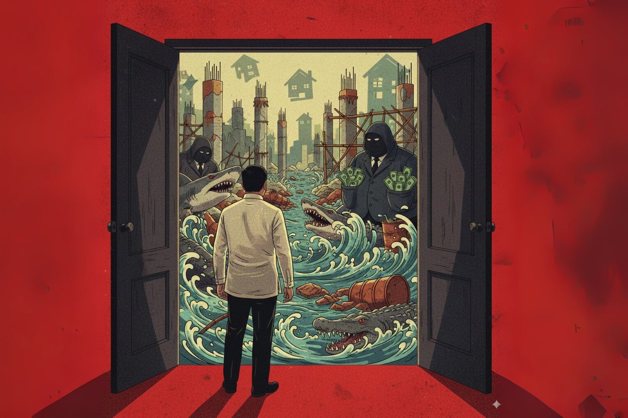 Cover image for Swimming With Crocodiles: Vince Dizon’s Impossible DPWH Mission