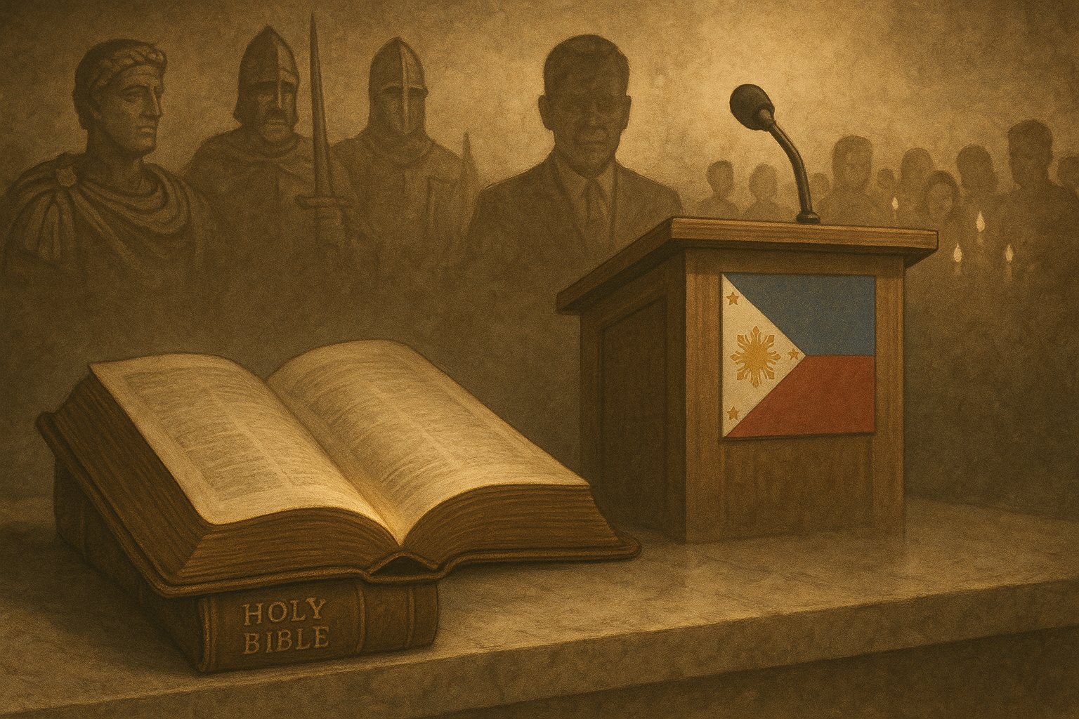Cover image for The Divine Playbook: How the Bible and God Have Been Used as Political Tools