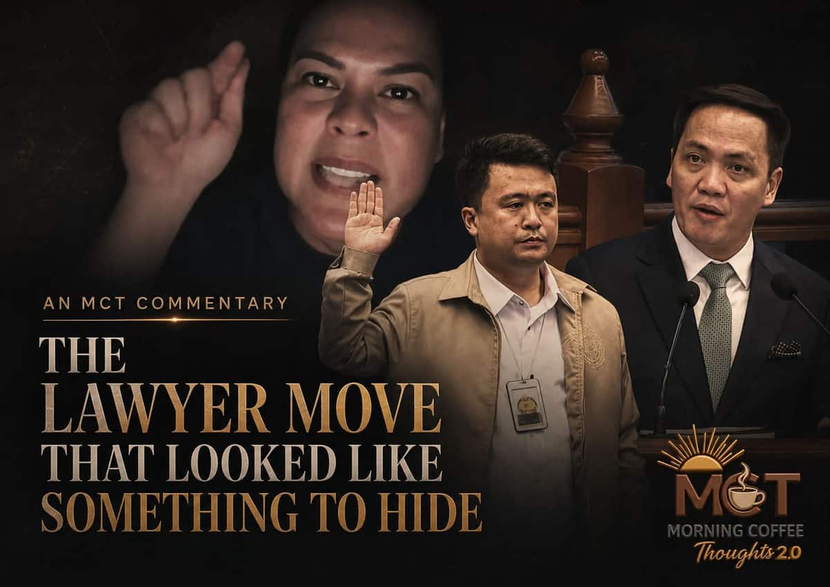 THE LAWYER MOVE THAT LOOKED LIKE SOMETHING TO HIDE — original Morning Coffee Thoughts cover image.