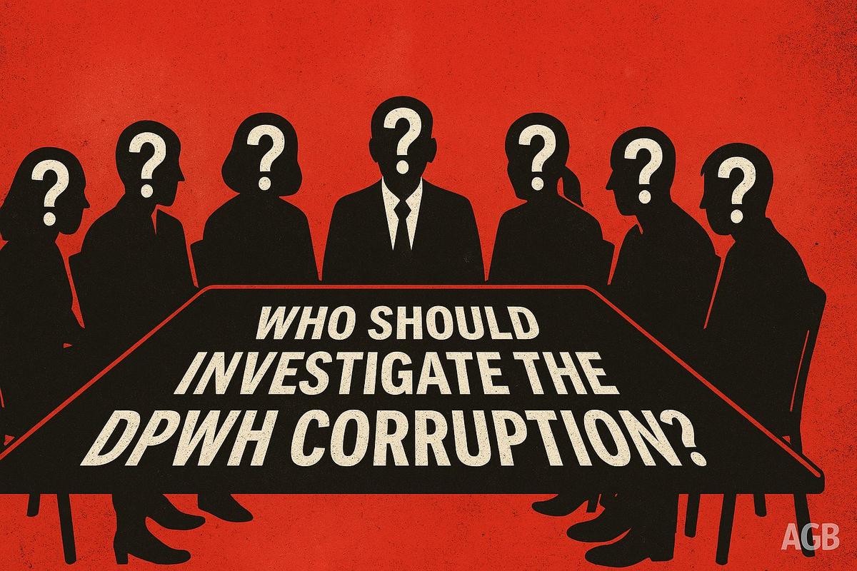 Cover image for Who Should Investigate DPWH? The People’s Slate vs. the Blue Ribbon Farce