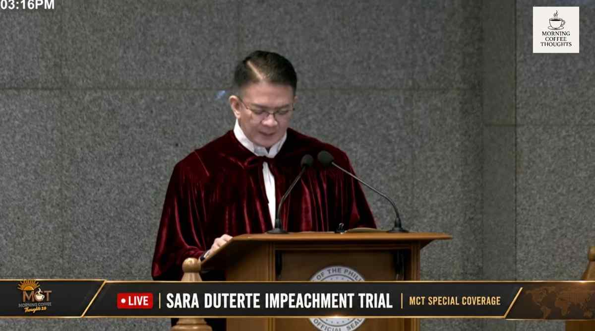 WHY ESCUDERO IS PRESIDING, AND WHY CAYETANO WON'T ACCEPT IT — original Morning Coffee Thoughts cover image.